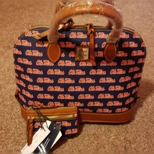 Ole Miss Dooney and Bourke purse and change purse
